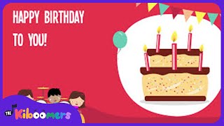 Happy Birthday To You Lyric Video  The Kiboomers Preschool Songs amp Nursery Rhymes [upl. by Oicnanev]