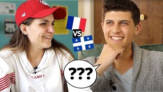 Quebecois VS French Speaker  Will I understand it French Reacts to Canadian French [upl. by Ainegue733]