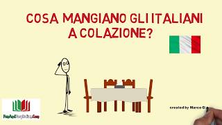 LA COLAZIONE DEGLI ITALIANI lessico [upl. by Dammahum]