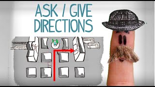 Asking and giving directions Learn English [upl. by Nawtna]