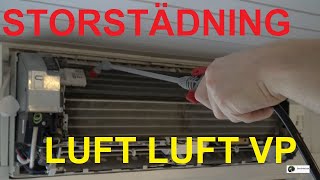 Rengöring av Luftvärmepump IVT AYXP12FRN [upl. by Orat]