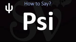 How to Pronounce Psi CORRECTLY  ψ Greek Alphabet Pronunciation [upl. by Dranal]