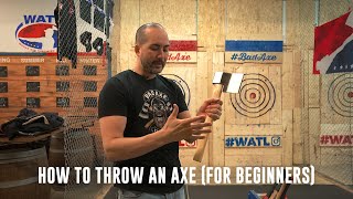 Axe Throwing Tips For Beginners [upl. by Anerul352]