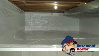 Basement Doctor  WhiteCap Crawl Space Encapsulation Process  Ohio Indiana West Virginia amp Kentucky [upl. by Yanetruoc20]