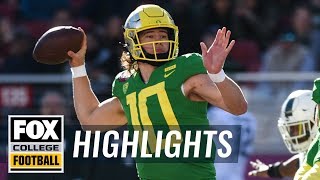 Oregon vs Michigan State  FOX COLLEGE FOOTBALL HIGHLIGHTS [upl. by Dafna632]