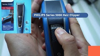 PHILIPS SERIES 5000 HAIR CLIPPER HC561215 [upl. by Euqinue]