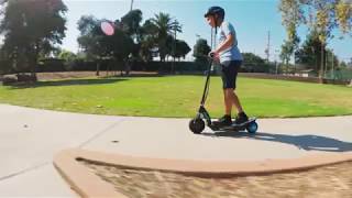 Razor Power Core E100 Electric Scooter Ride Video [upl. by Tteve]