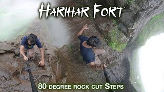 Harihar Fort  हरिहर किल्ला  Harihar Fort Trek Information  Harihar Gad [upl. by Trub]