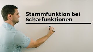 Stammfunktion bestimmen bei Scharfunktionen Aufleitung Integral  Mathe by Daniel Jung [upl. by Hubey]