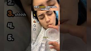 Top 5 Funniest Anesthesia Reactions part 34 🤣 shorts [upl. by Steffie]