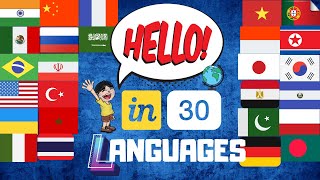 How To Say Hello in 30 Different Languages [upl. by Suryc22]