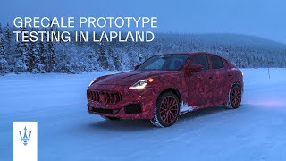 Maserati Grecale Prototype Lapland [upl. by Nawek]