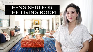 FENG SHUI for the Living Room  How to Use the Bagua Map Colors  Elements [upl. by Attaymik]