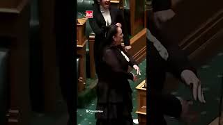 Māori MPs Protest with Haka in New Zealand Parliament [upl. by Alilahk433]