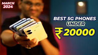 TOP 5 Best 5G Phones Under 20000 in MARCH 2024 l Best Mobile Under 20000 [upl. by Nerb590]