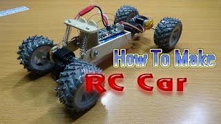 How To Make A RC CAR 4WD  Homemade rc car [upl. by Lemert]