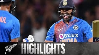 Sharma Stars In Thriller  SUPER OVER REPLAY  BLACKCAPS v India  3rd T20 2020 [upl. by Fowle]