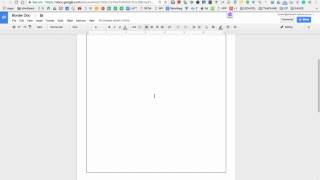 Google Docs  How To Add A Border [upl. by Jovita]