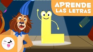 Aprende la letra quotLquot con Lucas el León  El abecedario [upl. by Carolus]