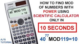 How to calculate MOD of power function [upl. by Rubie]