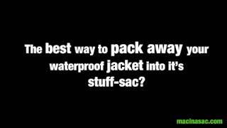 How to fold away our Packable Jacket [upl. by Hidie]