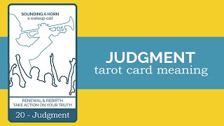 Judgment Tarot Card Reading and Meaning [upl. by Lleral889]