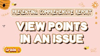 Present a Coherent Comprehensive Report on Differing Viewpoints on an Issue [upl. by Leroj]