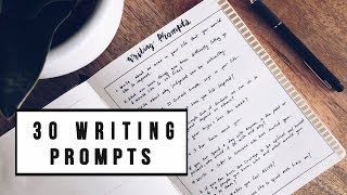 30 JOURNALING WRITING PROMPTS  IDEAS  ANN LE [upl. by Bohi]