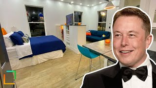 Inside Elon Musks 50000 House [upl. by Deehsar]