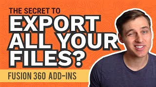 How to BULK Export Fusion 360 Files [upl. by Mikeb]