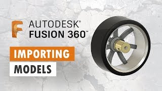 Importing ModelsSTEP files to Fusion 360 [upl. by Anaiad]