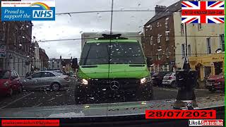 ASDA DELIVERY DRIVER GETS SO CLOSE IN SLOW MOVING TRAFFIC [upl. by Solis]