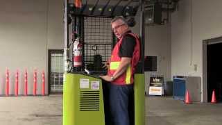 Introduction to Narrow Aisle Reach Forklifts [upl. by Ivory402]