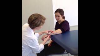 Goniometric Measurement Wrist Flexion Range Of Motion Measurement [upl. by Aisatsan]