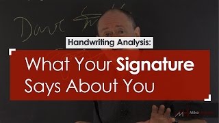 Handwriting Analysis What Your Signature Says About You [upl. by Vary744]