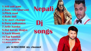 Nepali dj party songs collection 20182075 audio jukebox part 1 [upl. by Afatsuom421]