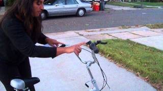 Stowabike 20quot City Folding Compact 6 speed Shimano Bike review [upl. by Ijnek]