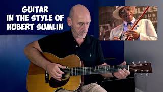 Hubert Sumlin Style  Smokestack Lightning Intro Acoustic Blues Guitar Lesson [upl. by Jacintha]