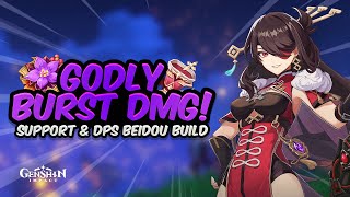 COMPLETE BEIDOU GUIDE SUPPORT amp DPS  Best Artifacts Weapons amp Teams  Genshin Impact [upl. by Eednar]