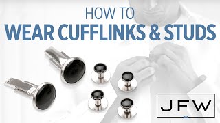 How to Wear Cufflinks amp Studs [upl. by Dell]