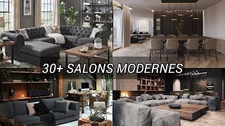 30 idées de salons modernes 2021  salon de luxe et tendance [upl. by Eenafets]