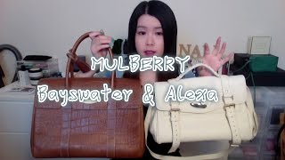 MULBERRY Bayswater amp Alexa bag collection  两款迈宝瑞经典款包包比较 [upl. by Winny964]