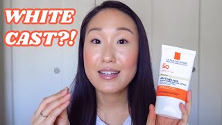 LA ROCHE POSAY ANTHELIOS SPF 50 GENTLE LOTION MINERAL SUNSCREEN REVIEW SENSITIVE SKIN [upl. by Oakman97]