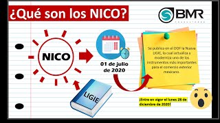 ⭕NICO  NÚMEROS DE IDENTIFICACIÓN COMERCIAL⭕ [upl. by Carma]