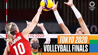 🏐 Volleyball finals highlights from Tokyo2020 [upl. by Otte348]