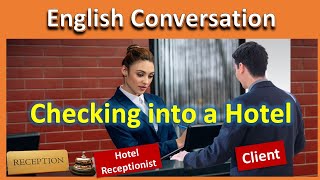 English conversation Hotel checkin [upl. by Cuhp]