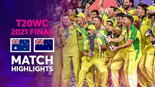 Australia claim maiden Mens T20 World Cup title  Match Highlights  T20WC 2021 [upl. by Joo627]