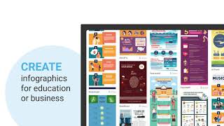 How to make an infographic poster using Easelly [upl. by Sacken]