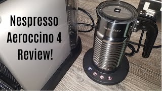 Nespresso Aeroccino 4 Milk Frother Review  Worth upgrading from the Aeroccino 3 [upl. by Adierf371]