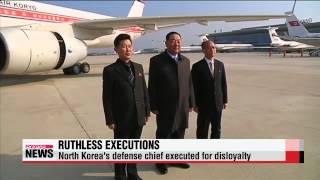 N Korean defense chief executed for disloyalty 북 현영철 숙청 [upl. by Hubble]